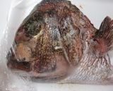 鯛（タイ）のアラのお吸い物作り方1写真