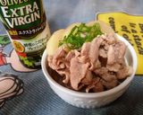 豚肉と大根煮のオリーブオイルがけ作り方1写真