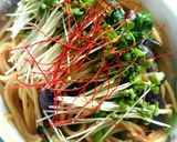オイル少な目！茄子とほうれん草のパスタ作り方9写真