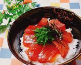 我が家風☆マグロの漬け丼☆作り方3写真