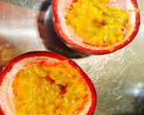パッションフルーツシロップソース☆食育作り方1写真