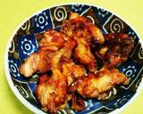 リンナイココット皿で、甘辛チキン作り方3写真