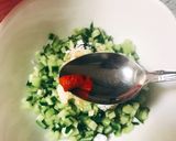 簡単晩ごはん 蒸し鶏のピリ辛きゅうりダレ作り方3写真