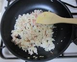 色鮮やか♪ほうれん草でグリーンオムライス作り方3写真
