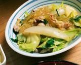 豚肉と春雨、キャベツのピリ辛炒め作り方5写真