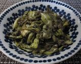 新キャベツの黒胡麻豚キムチ作り方4写真