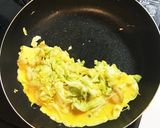 キャベツと卵だけ！包まないオムレツ作り方5写真