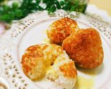 チーズイン焼おにぎり オリーブオイル風味作り方3写真