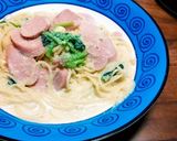 簡単クリームパスタ作り方6写真