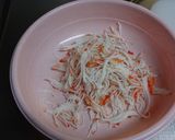 かに風味蒲鉾と豆腐の炒め煮 中華味作り方2写真