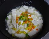 かに風味蒲鉾と豆腐の炒め煮 中華味作り方4写真