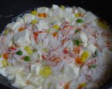 かに風味蒲鉾と豆腐の炒め煮 中華味作り方6写真