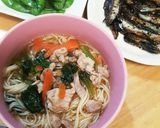 お手軽❕ガッツリにゅうめん❔f(^^;作り方3写真
