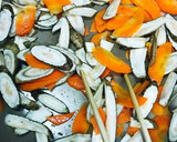簡単晩ご飯 鶏ささみと根菜の味噌きんぴら作り方3写真