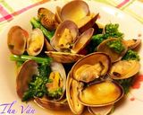 菜の花とアサリ蒸し作り方5写真