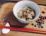生姜の炊き込みご飯豆入り簡単です美肌健康作り方4写真