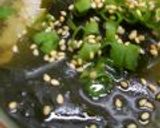 塩豚茹でたら☆わかめスープ作り方4写真
