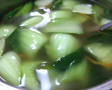ぱぱっと出来ちゃう♪青梗菜のとろ卵スープ作り方3写真