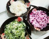 簡単♪花見に♪三色団子風いなり寿司☆作り方3写真