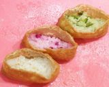 簡単♪花見に♪三色団子風いなり寿司☆作り方4写真