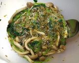 あかもくと三つ葉しめじの昆布ポン酢作り方4写真