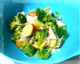 簡単☆新じゃが&新玉ねぎの温野菜サラダ♪作り方5写真