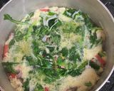 菊菜とカニカマの卵とじスープ作り方3写真