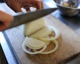 ウスターソースでもパラ炒飯鉄フライパンで作り方1写真