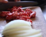 ウスターソースでもパラ炒飯鉄フライパンで作り方2写真