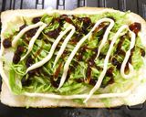 春キャベツで♪お好み焼き★ピザ風トースト作り方3写真