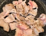 普段捨てちゃうブロッコリーの茎！豚肉炒め作り方5写真