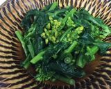 菜の花のからし和えオリーブオイルひとかけ作り方3写真