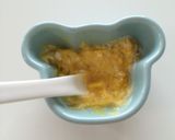 離乳食中期☆ かぼちゃヨーグルト作り方3写真
