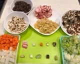具沢山、10種類！食べ易いサイコロ豚汁！作り方1写真