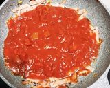 濃厚 トマトとクリームチーズのパスタ作り方4写真