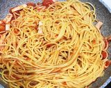 濃厚 トマトとクリームチーズのパスタ作り方5写真