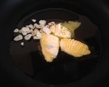 ニンニク効いためんたいイカクリームパスタ作り方1写真