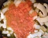 ニンニク効いためんたいイカクリームパスタ作り方3写真