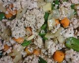 10分でガパオ風♪鶏ひき肉ナンプラー炒め作り方4写真
