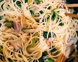 我が家の和風スパゲティ作り方5写真