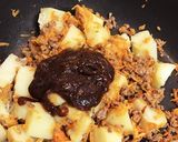 じゃが芋の味噌そぼろ炒め作り方3写真