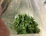 春菊のカシューナッツヨーグルトあえ作り方1写真