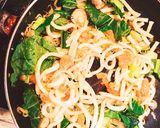 オキアミ入りサーモン焼うどん作り方4写真
