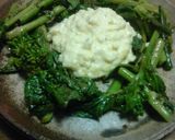 菜の花のクリチスクランブルエッグ添え作り方8写真