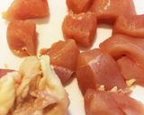 鶏むね肉とかぼちゃのマヨケチャ炒め作り方3写真