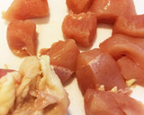 鶏むね肉とかぼちゃのマヨケチャ炒め作り方3写真