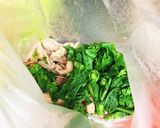 なばな鳥肉マヨ和え^_^作り方3写真