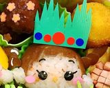 ツムツム キャラ弁 アナ雪 トロール作り方4写真