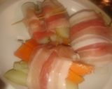 旬の野菜を使ったフルーツソースの肉巻き作り方2写真