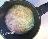 ふわとろ玉子のカニカマあんかけ炒飯作り方3写真